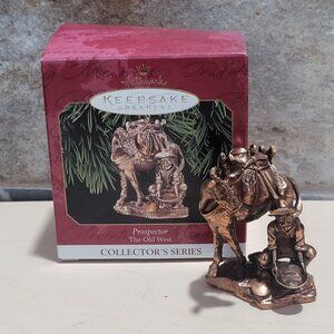 Hallmark Keepsake Ornament 1999 Prospector The Old West Collectors Series Copper